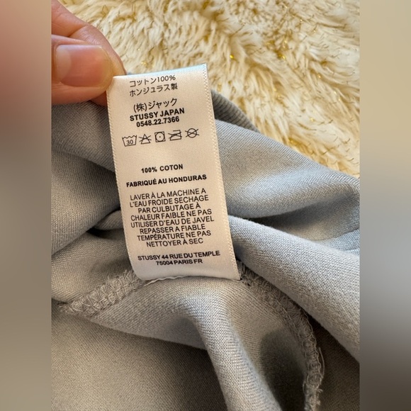 Stussy Dice Out Hoodie Gray S - Picture 11 of 11
